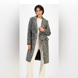 BCBG BRAND NEW Leopard Print Women's coat